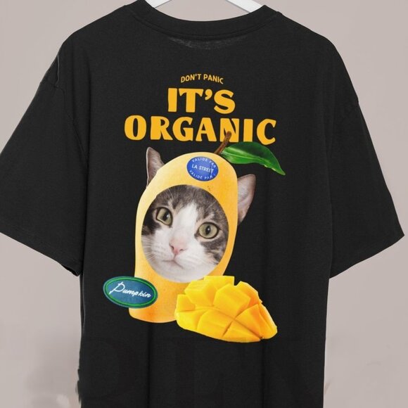 It's Organic Cat Shirt, Funny Cat Tee - Picture 1 of 3